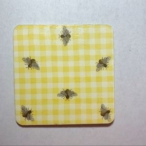 Cup Coasters, Honey Bee Wooden Coasters